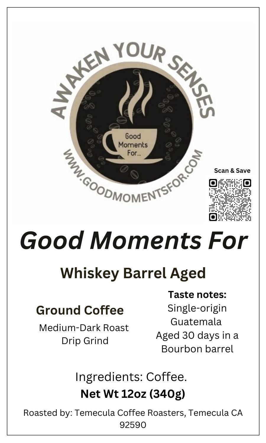 Whiskey Barrel Aged 12 oz
